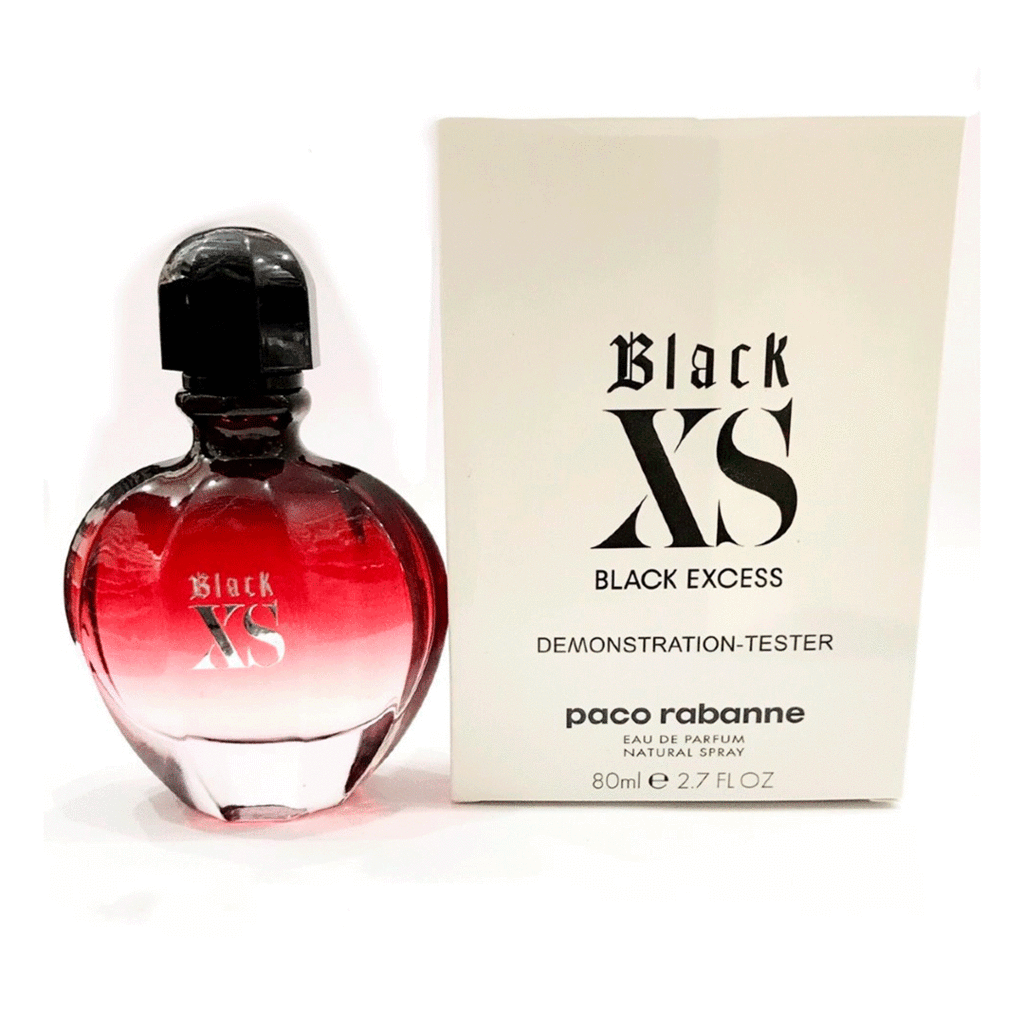 Black XS by Paco Rabanne Eau de Parfum for Woman - 80ML Tester